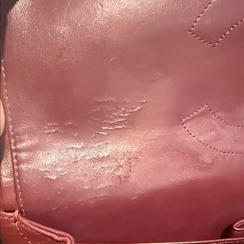 CHANEL Burgundy Quilted Shoulder Bag - Picture 8 of 15